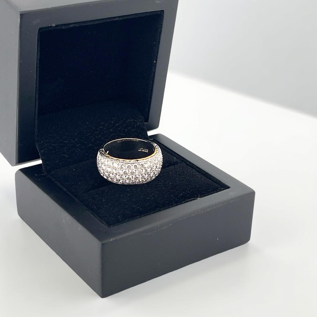 DeKara Platinum 18K Yellow Gold Natural Diamond Ring